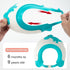 FUNUPUP Baby Shower Cap for Kids, Baby Bath Shampoo Visor Cap Hair Washing Shield Adjustable Silicone Bath Hat
