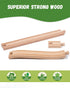 Payarma Set 3-5 Wooden Train Track Accessories Train Railway Accessories Double Suspension Train Bridge Toy Train