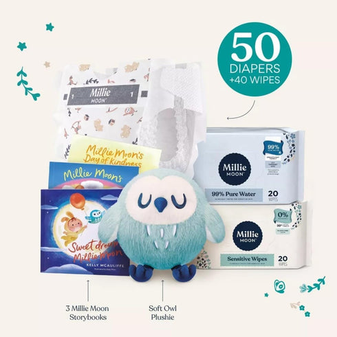 Generic 1-50 Count (1 Pack) Millie Moon Luxury Diaper Cake - Size