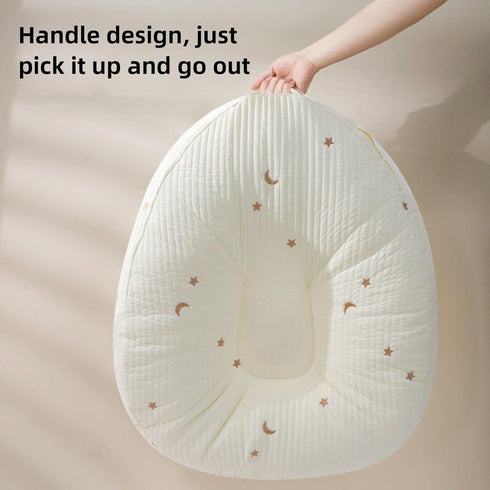 EFELIM 23.6x29.5inch) Large Nest Pillow with Cotton Cover, Skin Friendly Lounger Pillow Multifunctional Soft Floor