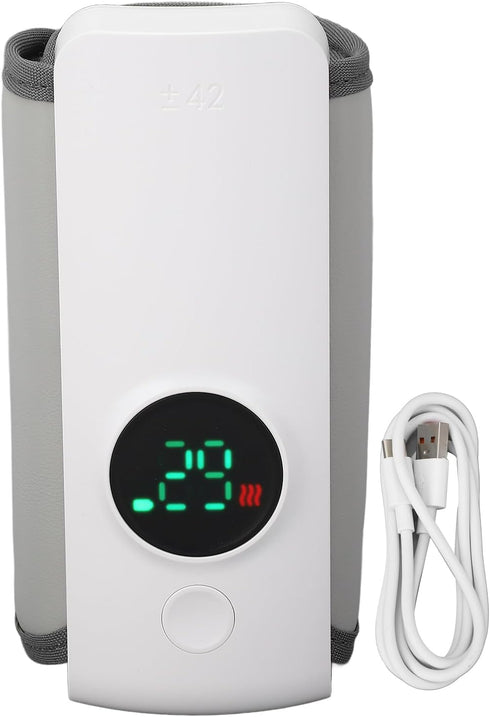 JTLB 48 6000 Fast Warm-up with Hours Warm, mAh Battery, Portable Bottle Warmer for Travel, Wireless Bottle Warmer