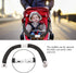 Baby Stroller Bumper Bar, Armrest Handle, Crossbar Accessories for Baby Carriage (Black)
