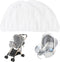 URZGU Baby Mosquito Net for Stroller 2 Pack, Perfect Bug Net for Strollers,