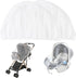 URZGU Baby Mosquito Net for Stroller 2 Pack, Perfect Bug Net for Strollers,