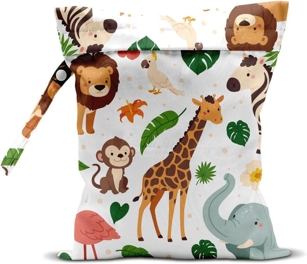 JHFDTY Wet Bag for Swimsuit Travel Pool Baby Cloth Diapers Dirty Yoga Gym