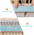 Oxford Cloth Crib Diaper Stacker Organizer for Changing Tables