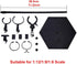 Doll Figure Stand, Toy Doll Holder,Action Figure Display for 1/6 1/9 1/12 Scale Toy