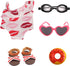 18 Inch Doll Swim Accessories Set - Passionate Beach Playset with Doll Bikini, Sunglasses, Goggles & Sandals
