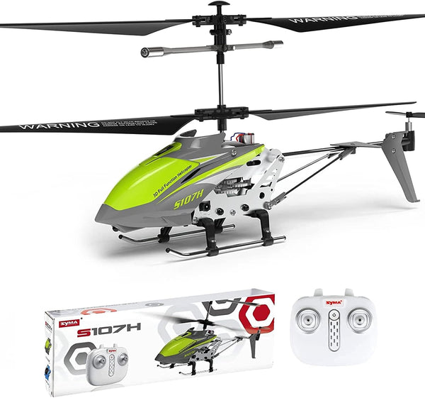 Cheerwing Remote Control Helicopter, SYMA S107H Mini Helicopter with Altitude Hold for Kids and Adults