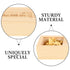 Pregnancy Test Keepsake Box Wooden Lidded Case for Announcement and Cherished Memories Multi-Functional Storage