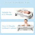 EverKiddo (0-24 Collapsible Baby Bathtub with Newborn Sling, Baby Bath Tub with Quick Drainage Design, Infant Bathtub