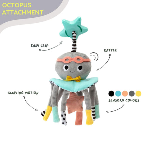 DINGLE DANGLE - Travel Mobile - Lightweight, Portable Baby Mobile - Keeping Baby Happy at Home or on the Go! Newborn