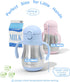1-3 8oz Bakpoco Stainless Steel Straw Sippy Cup for Toddlers Years Old, Insulated Toddler Water Bottle Baby Training