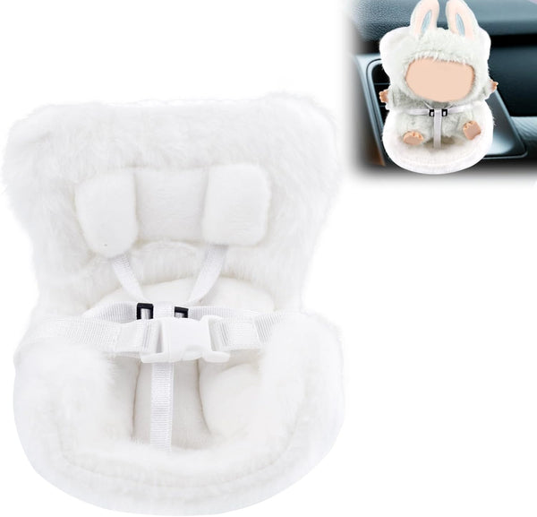 BOXOB Dolls Car Seat, Decorative Car Doll Sofa with Furry Cushion & Fragrant