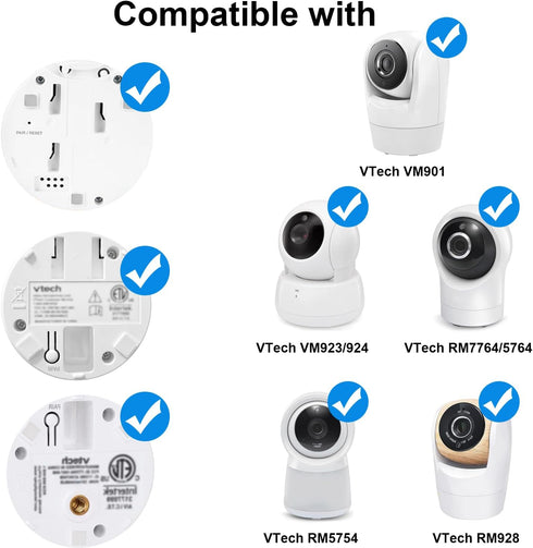 BFYTN 15.7 inches VM901, VM924, VM928, VM923, RM7764, RM5764, RM5754 Baby Monitor Mount Compatible with VTech Flexible