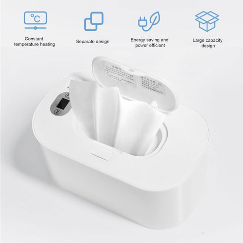 Yunir Dispenser,30 Wipe Warmer, Wipe Warmer and Baby Wet Wipes Seconds Fast Even Heating, Baby Wipe Warmer for Babies