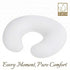 ESEN Nursing Pillow and Body Positioner for Breast Feeding and Bottle Feeding, Naked Ultra Soft Baby Breastfeeding