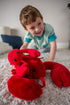 Mary Meyer Stuffed Animal Soft Toy, Lobbie Lobster, 10-Inches, Red and Black