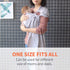 Baby Ring Sling Baby Carrier, Soft Baby Sling Carrier for Newborn to Toddler, Lightweight Breathable Adjustable Baby