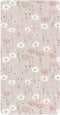 miaozhen Cotton Baby Crib Sheets for Boys Girls Soft Comfy Naughty Grassland Floral