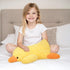 20" 3.3 Niuniu Daddy | Pound Weighted Duck Stuffed Animals for Adults Kids, Giant Weighted Yellow Duck Plush Toy