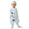 Duomiaomiao 0.5 TOG Toddler Sleep Sack 24-36 Months, 100% Cotton Lightweight Baby Sleep Sack with Feet