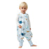 Duomiaomiao 0.5 TOG Toddler Sleep Sack 24-36 Months, 100% Cotton Lightweight Baby Sleep Sack with Feet