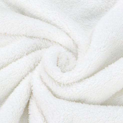 Ultra Soft Hooded Baby Bath Towel - White Bear Design for Newborns