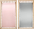 SiinvdaBZX 2 Pcs Satin Mini Crib Sheets, 38 x 24In, Silky Soft Mini Portable Crib Sheets with 5In Deep Pocket