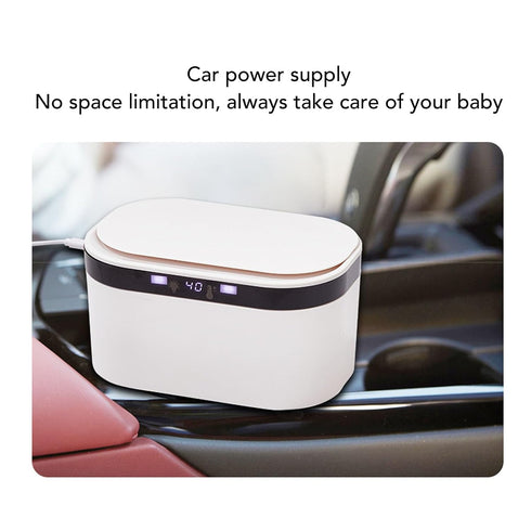 HEEPDD 3 Settings 40C 60C Baby Wipe Warmer, Temperature to with LED Display and Night Light, Large Capacity Portable