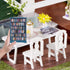 180pcs DIYDEC Mini Bookshelf with Mini Books Miniature Blue Bookshelf Ornament Tiny Small Library Decor Shake Away Your