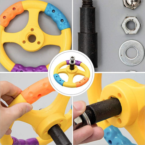 Alipis 1 Pc Children's Steering Wheel Car Seat Toy for Bumper Car Kids Car Toys