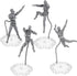 NovaViva Flexible Assembled Action Figure Stand,Action Figure Display Holder Stand Base,Compatible with HG