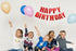 Happy Birthday Banner for Birthday Party Decorations, Red