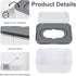 Sarlamd Flushable Wipes Dispenser for Compatible with Cottonelle, Refillable Wet Wipe Holder with Easy Pull Design