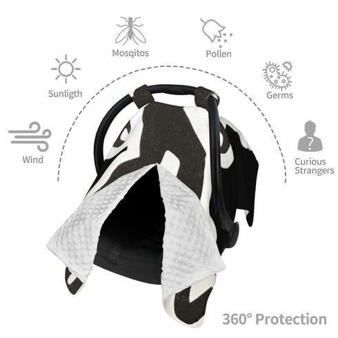 Zhbvncp I Believe Bigfoot Baby Car Seat Cover & Breastfeeding Nursing Cover - Breathable Stretch Fabric Multi-Use