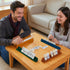 NiToy 6 Set 28 2x1x0.28 Inches 4 10x1.18x1.18 Inches, Double Dominos for Adults with Tiles & Silicone Domino Racks