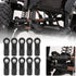 T best RC Car Accessories - 10Pcs Plastic & Steel 1:10 Scale Remote Control Car M4 Linkage Rod End Width Balls Joint Set