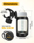 Pack 2 of Stroller Cup Holders, Universal Drinks Holder for Bikes, Trolleys or Walkers