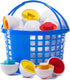 Prextex Easter Eggs Educational Puzzle in a Basket (12 Eggs) - Baby Easter Basket Toddler Toy Gifts