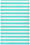 Pigsaly Crib Sheets Turquoise White Stripe Baby Sheet for Standard Crib Mattress Boys