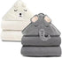 YECELINST URSEORY 2 Pack Hooded Baby Towels, Premium Soft Bath Towel for Babies,