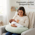 OMYS Nursing Pillow, Breastfeeding Pillows with Removable Cover for Mom with Breathable Filling, Ergonomic Baby Feeding