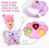 Aitbay Plush Elephant Music Baby Toys for 0-12 Months - Light Up Stuffed Animal for Boys & Girls (Purple)