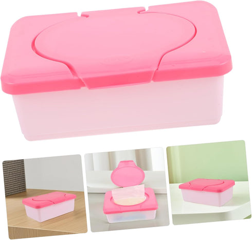 TOPPERFUN 1 80 PCS Wipes Dispenser Baby Wipe Holder Refillable WiPES Container with Lid Portable Diaper WIPe Box