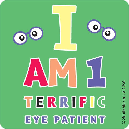 Eye Chart Stickers - 100 per Pack for Prizes and Giveaways