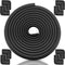 Baby Proofing Edge Corner Protector - 20.5 ft (18.1ft Edge + 8 Corners) Heavy-Duty Black Foam Guard