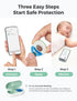 Momcozy 3M Wearable Digital Thermometer for Baby, Medical-Grade Accurate Smart Thermometer, Instant Reads, APP