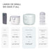 14OZ 400g Termichy Milk-Powder Formula Dispenser Container: Baby Formula Storage Container for Travel - Portable