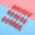 Yetaha 50PCS Mini Snowman Nose Plastic Red Noses for DIY Christmas Decoration Craft
